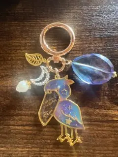 ❤️新作　ハシビロコウキーホルダー（宇宙）
