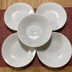 たち吉　彫文　中皿　文様違い　5枚のサムネイル