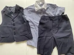 ネイビーストライプ　フォーマルスーツセット