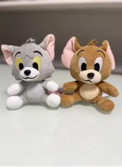 トムとジェリー ぬいぐるみ キーチェーン付き