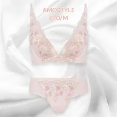 AMOSTYLE BY Triumph ブラジャー ショーツ セット E70 M