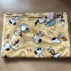 新品 PEANUTS スヌーピー ハーフケット ブランケット 100×140cm