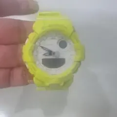 CASIO G-SHOCK デジタル腕時計 本体 ネオンイエロー新品電池のサムネイル