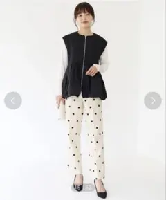 ドットパンツ　インシード　ホワイトのサムネイル