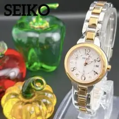 【美品】セイコー ルキア 電波ソーラー レディース腕時計 ドレスウォッチ