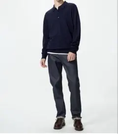 UNIQLO ユニクロ　メリノニットポロセーター