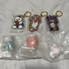 mofusand×Sanrio フルーツアクリルキーホルダー　ふにゅまるスタイル