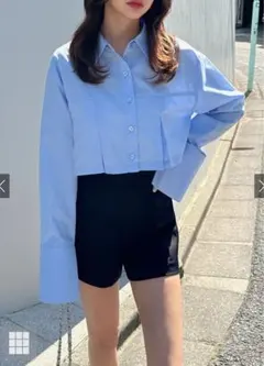 グレイル　ボックスタックショート丈シャツ[sd011]