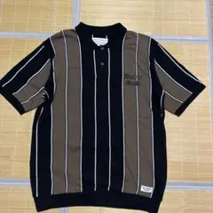 WACKO MARIA ニットポロ　ポロシャツ　M ストライプのサムネイル