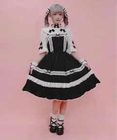 シャルミエール ハッピーフリルジャンパースカート - メルカリ