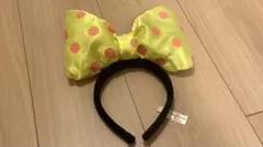 ディズニー カチューシャ リボン 東京ディズニーリゾート ミニー ドッド 黄色