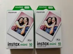 FUJIFILM instax mini フィルム 10枚入りx2