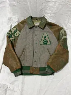 AVIREX スタジャン 袖レザー