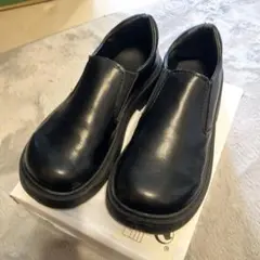 ブラック スリッポン フォーマルシューズ EUR32