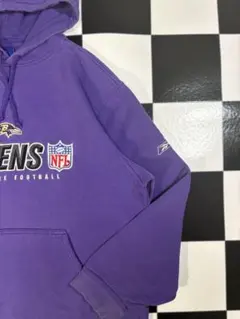 00s リーボック NFL BALTIMORE RAVENS スウェットL 紫