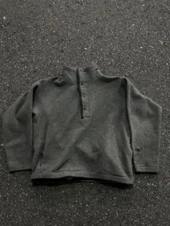 90s THE NORTH FACE グレー ハーフボタンフリース