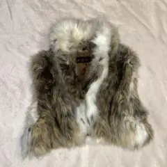 ギャル古着y2k 00s ファーベスト