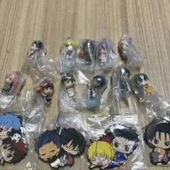 黒子のバスケ、ラバーストラップ4点、ボールチェーンマスコット11点セット
