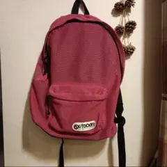 OUTDOOR メッシュバック メッシュ リュック ピンクのサムネイル