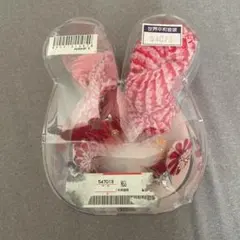 七五三 髪飾りセット ピンク×赤 ケース付 女の子