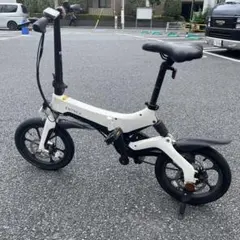 引き取り限定　ENTREX 折りたたみ電動アシスト自転車 本体のサムネイル