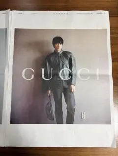 JIN（BTS）• 肖戦 他掲載 GUCCI広告 （日経新聞 2026/9/8）