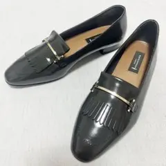 【未使用】MACKINTOSH LONDON フリンジ　ビット　ローファー　本革のサムネイル
