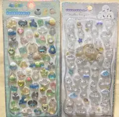 正規品プチドロップシール　とり　ハシビロコウ　シマエナガ　2枚セット　新品