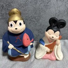 卯三郎こけし ミッキー・ミニー 110周年限定こけし セット レア 限定品