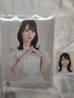 佐々木舞香 生写真 IDフォト 宝石衣装 チュウ