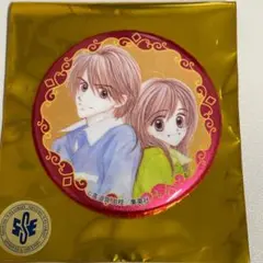 りぼんカフェ グッドモーニング・コール　缶バッジ キラキラカンバッジ　高須賀由枝