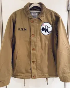 米海軍 U.S.NAVY N-1 デッキジャケット 復刻　N1 フィリックス
