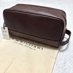 美品　R.M.WILLIAMS クラッチバッグ レザー　ブラウン　タグ付き