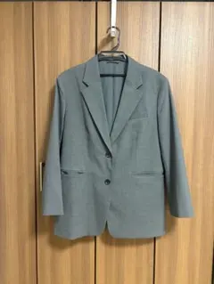 GU オーバーサイズテーラードジャケット L グレー