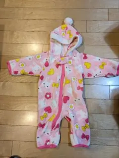 ウサギ柄ロンパース 50〜70