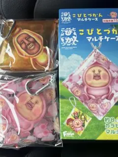 ✴︎こびとづかん✴︎ マルチケースカラビナ付き　カクレモモジリ　タカラコガネのサムネイル
