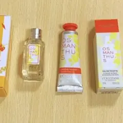 ロクシタン限定品オスマンサス金木犀オードトワレ香水とハンドクリームセット