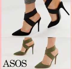 【ASOS】 ペイバック エラスティック ハイヒール UK4 23.5cmのサムネイル