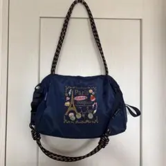 アルベロベロ オレボレブラ☆トートバッグ パープル 刺繍ワッペン 4 