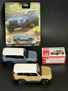 限定1セット　4台Toyota Land Cruiser 2色セット