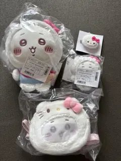 ちいかわ　サンリオ　コラボ　ちいかわ×キティ 4点セット