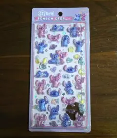 【正規品】ボンボンドロップシール　スティッチ&エンジェル