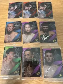 新品 未開封 RIZIN ウエハース 2025 9枚セット