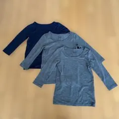 UNIQLO キッズ　ヒートテック9分丈 3枚セット 110cm