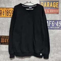 t*i様 RUSSELL ATHLETIC 無地スウェット XL ブラック 古着