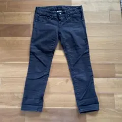 Moussy ブラック デニム　クロップド丈　24インチ