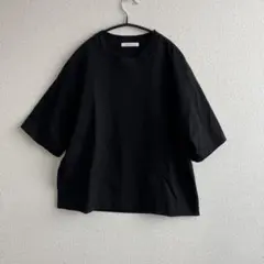 【GALERIE VIE】半袖Tシャツ 黒 S コットン100% オーバーサイズのサムネイル