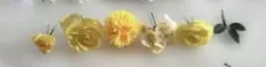 成人式　卒業式　造花　髪飾り　1セット ヘッドドレス フラワー
