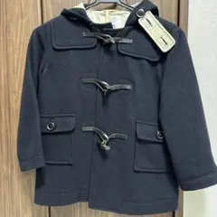 訳あり　ネイビー　ダッフルコート