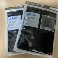 ユニクロ　エアリズム　シェイパーショーツ　ブラック Lサイズ